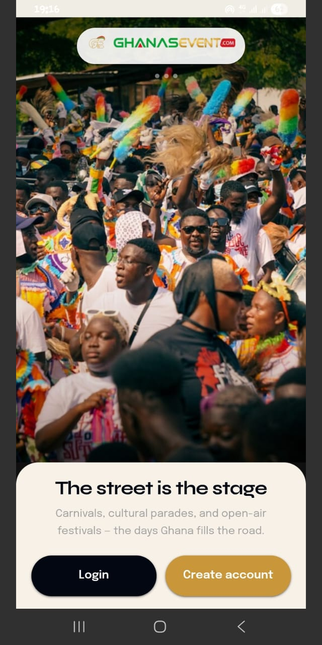 Ghanas Event Mobile App