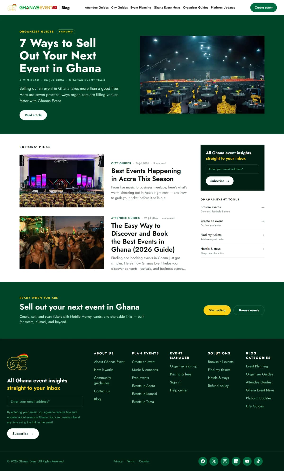 Ghanas Event Blog