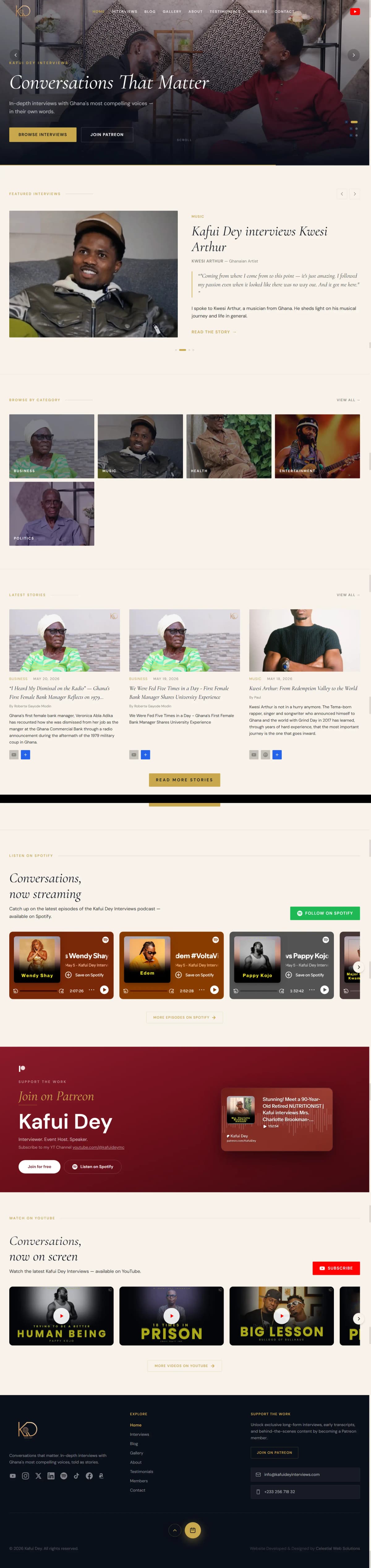 Kafui Dey Interview Website 