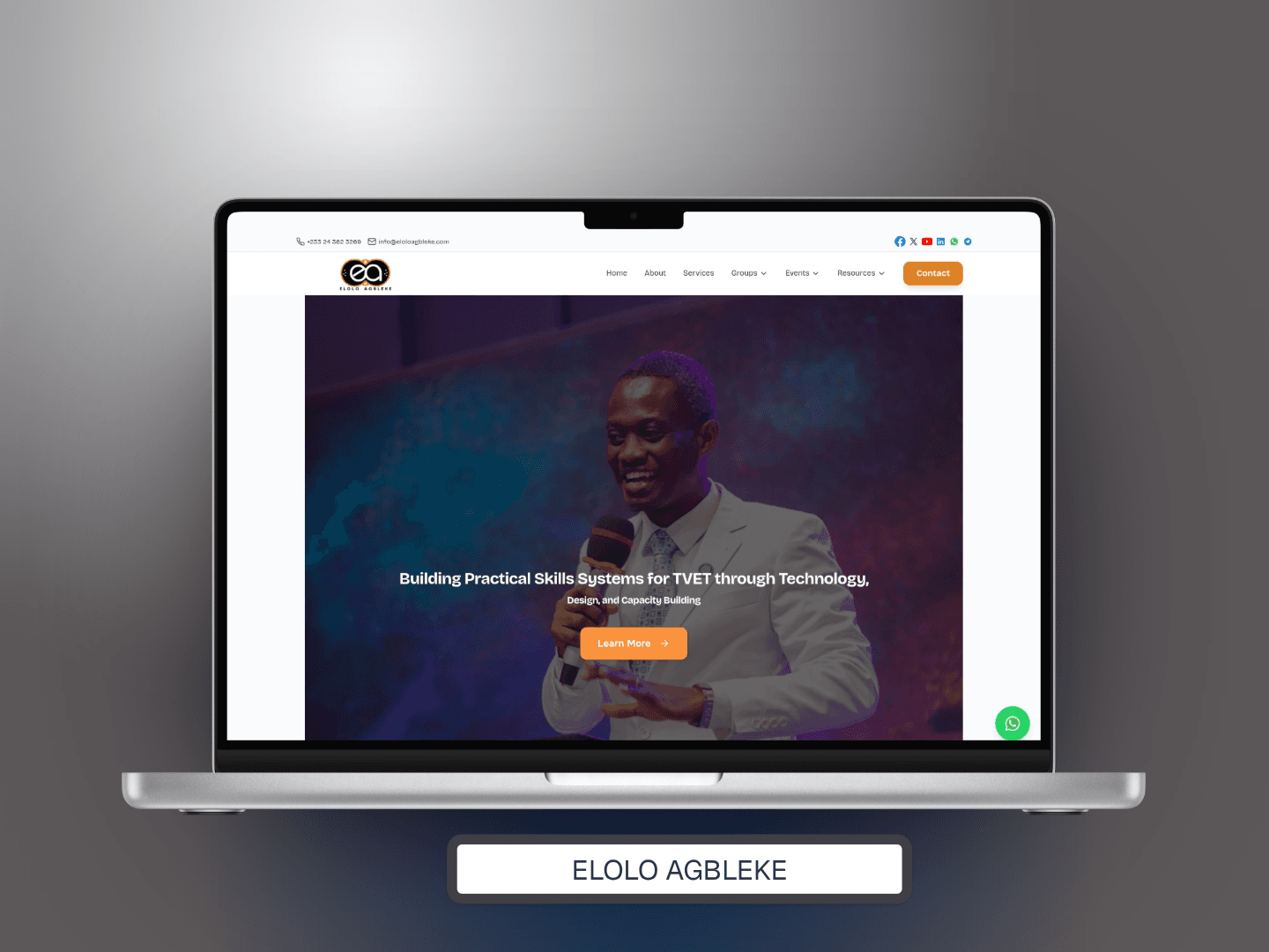 Elolo Agbleke Portfolio Website