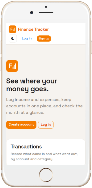 Finance Tracker