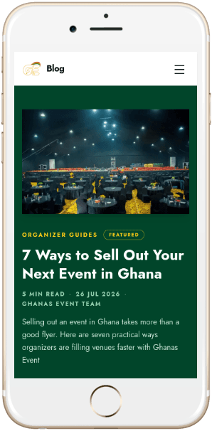 Ghanas Event Blog