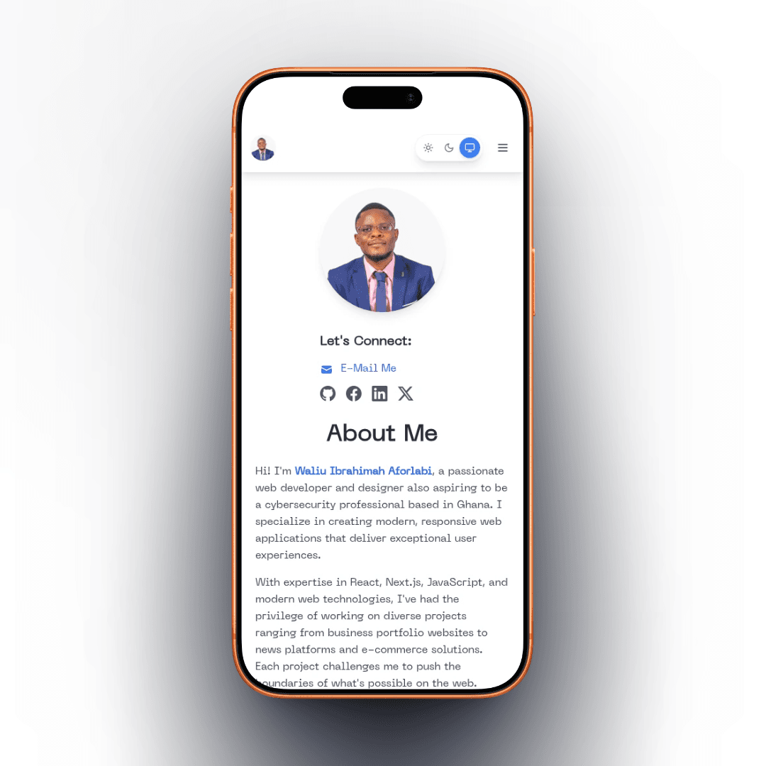 Personal Portfolio Website