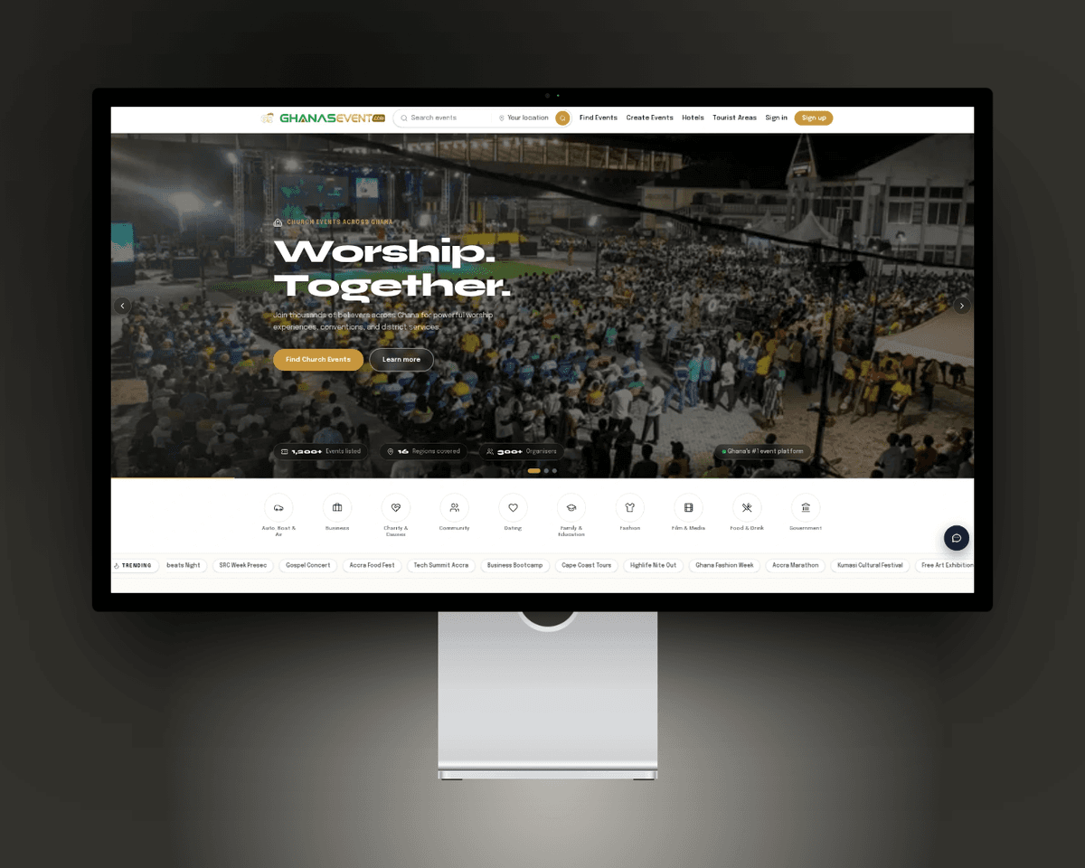 Ghanas Event - Desktop