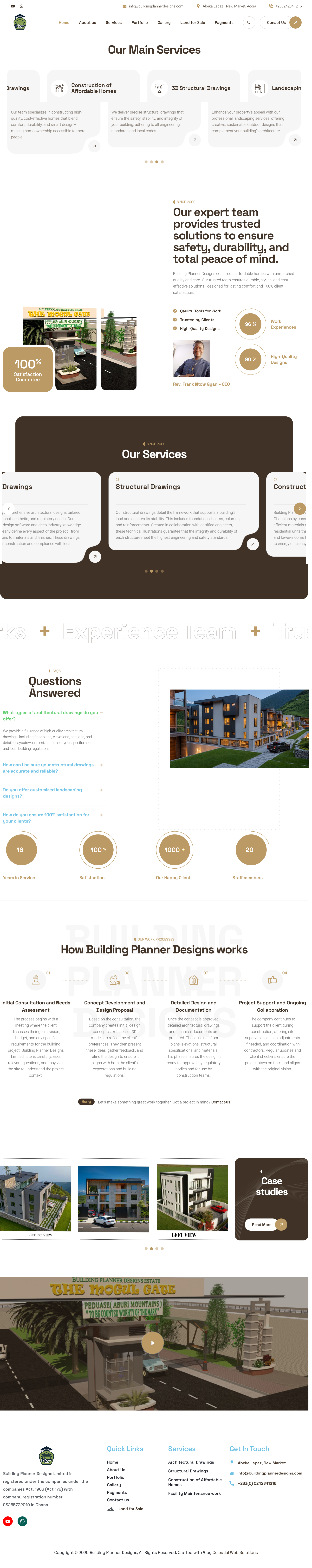 Building Planner Designs - Full Page Screenshot