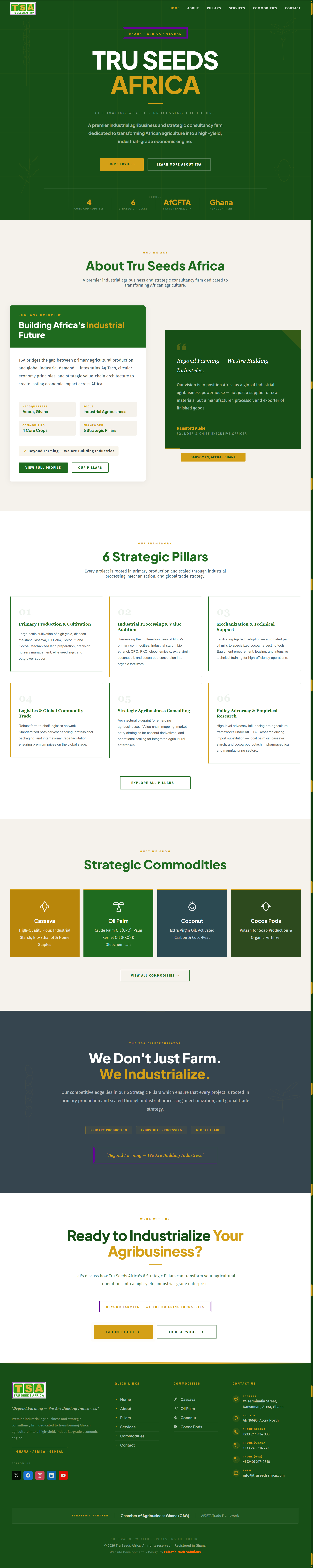 Tru Seeds Africa - Full Page Screenshot